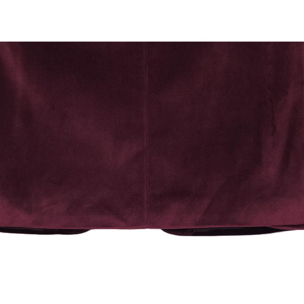 Alfani Mens Slim Fit Velvet Sport Coat Blazer 36R Burgundy Red Solid NWT - Picture 6 of 7